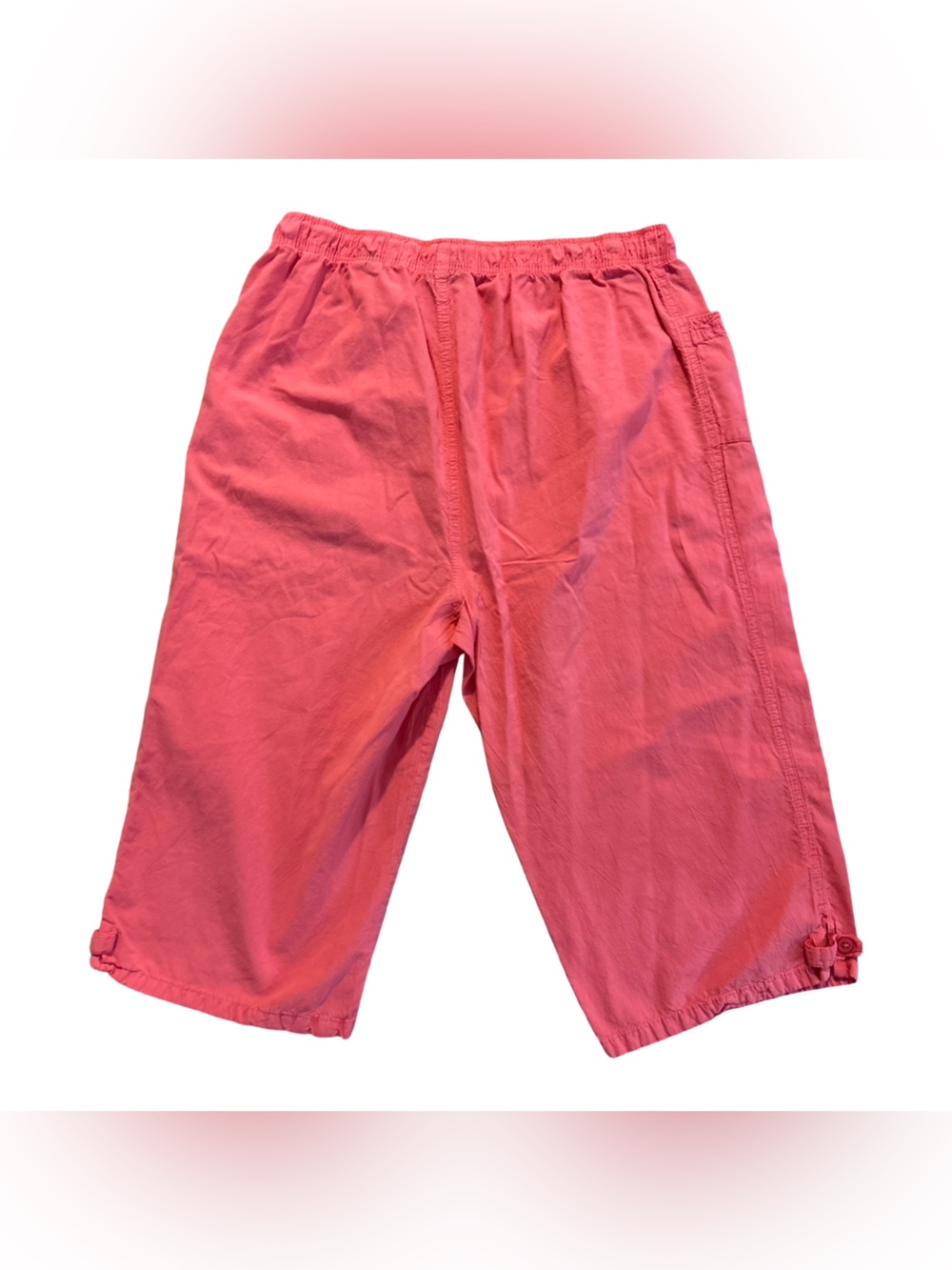 Erika Coral Capris Casual Cotton Size Xl